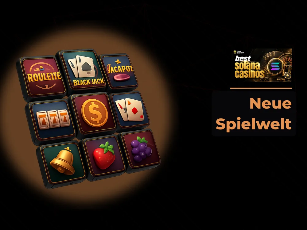 Solana Casino - Neue Spielwelt