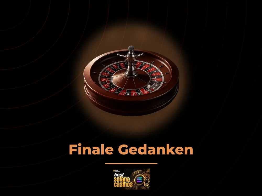 Solana Casino - Finale Gedanken
